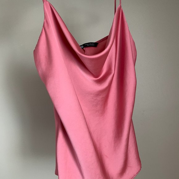 Pink Zara Cowell Neck Tank - Picture 3 of 4
